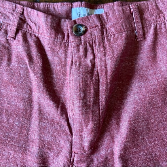 Men's Red Casual, Goodfellow & Co. Linden Shorts Size 32, 100% cotton. - Picture 2 of 7